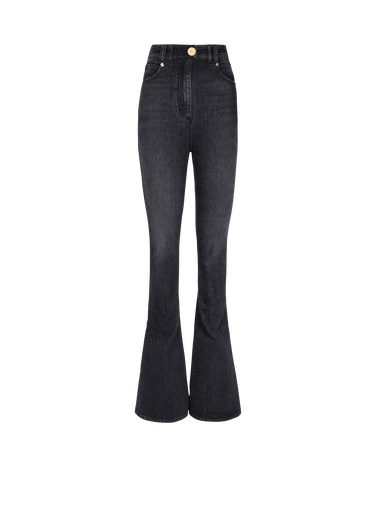 Jeans bootcut effetto sbiadito eco-design