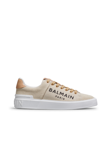 Sneakers B-Court in tela con logo Balmain