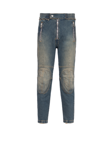 Jeans in cotone con strappi